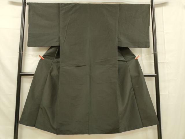平和屋着物■男性　紬　格子　正絹　逸品　DAAX8801cm