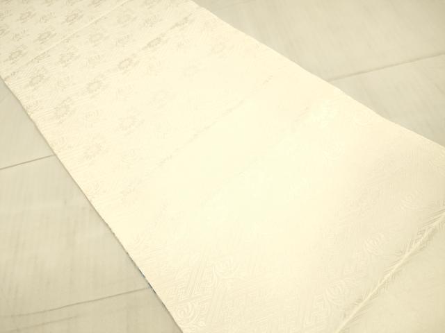 平和屋着物●名門 藤娘きぬたや・総絞り つけ帯 抽象文様 正絹 逸品 DAAX8809cm