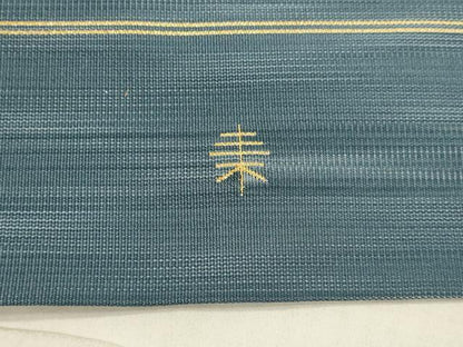 平和屋着物●京都の和装業の老舗一門 千切屋 爪掻き本綴れ 八寸名古屋帯 霞文 正絹 逸品 DAAX8855cm