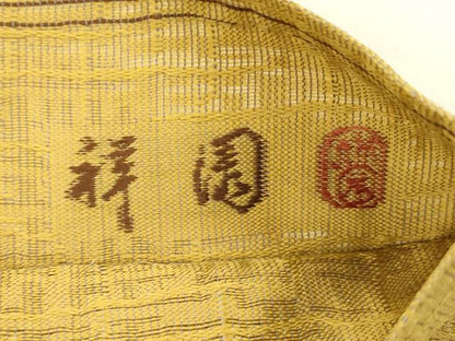 平和屋着物＊夏物 太鼓柄袋帯 祥園 正絹 逸品 DAAX8876cm