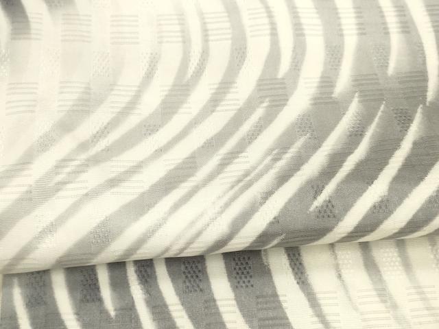 平和屋着物＊夏物 花倉織 花織 両面 全通柄袋帯 流水文 間道 正絹 逸品 DAAX8892cm