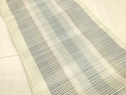 平和屋着物＊夏物 八寸名古屋帯 間道 正絹 逸品 DAAX8896cm