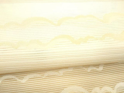 平和屋着物＊夏物　六通柄　京袋帯　横段文　DAAX8898cm