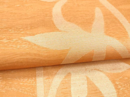 平和屋着物＊夏物 全通柄 本袋帯 枝花文 銀糸 正絹 逸品 DAAX8910cm