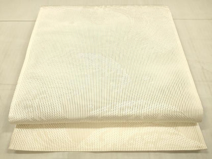平和屋着物＊夏物 六通柄袋帯 唐織 立波文 正絹 逸品 DAAX8921cm