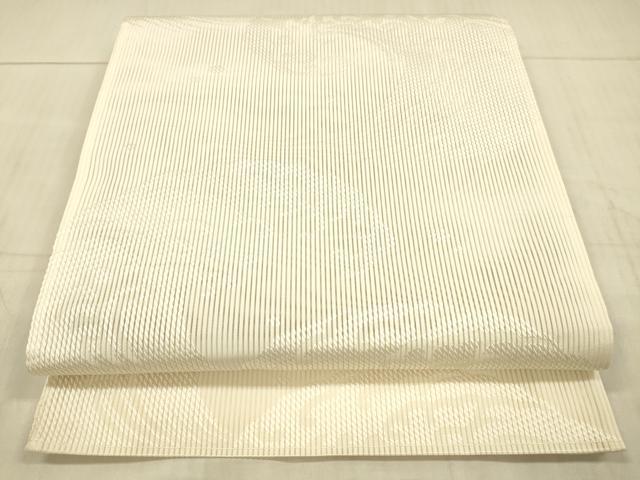 平和屋着物＊夏物 六通柄袋帯 唐織 立波文 正絹 逸品 DAAX8921cm