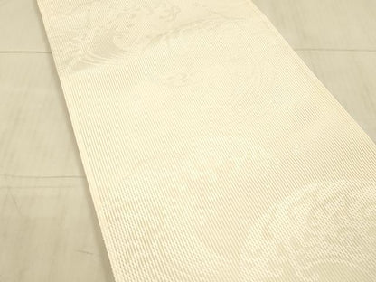 平和屋着物＊夏物 六通柄袋帯 唐織 立波文 正絹 逸品 DAAX8921cm