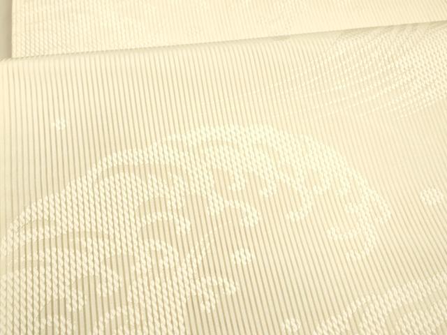 平和屋着物＊夏物 六通柄袋帯 唐織 立波文 正絹 逸品 DAAX8921cm
