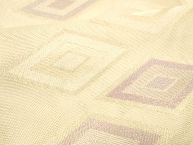 平和屋着物＊夏物 太鼓柄袋帯 菱文 金銀糸 正絹 逸品 DAAX8922cm