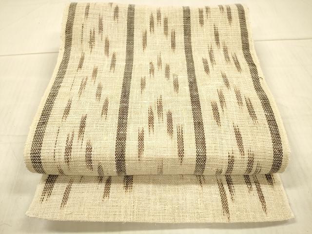 平和屋着物＊夏物 八寸名古屋帯 抽象文様 正絹 逸品 DAAX8934cm