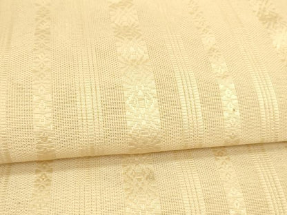 平和屋着物＊夏物 博多織 八寸名古屋帯 献上 丁子色 DAAX8942cm