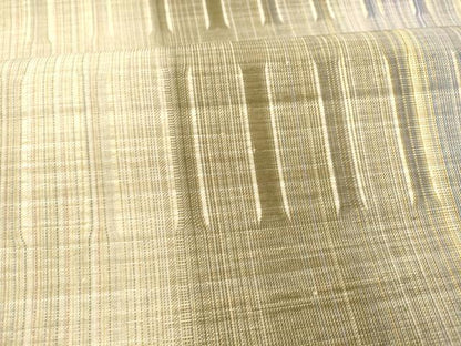 平和屋着物＊夏物　芭蕉布　染織作家　みなみ修郎　全通柄袋帯　間道　手織人：森山友子　証紙付き　正絹　逸品　DAAX8944cm