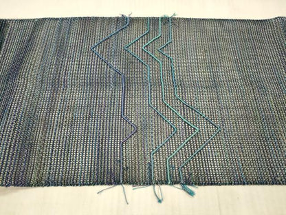平和屋着物＊夏物 八寸名古屋帯 抽象文様 正絹 逸品 DAAX8969cm