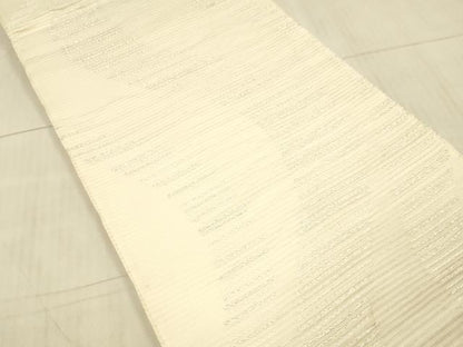 平和屋着物＊夏物 六通柄袋帯 流水文 銀糸 正絹 逸品 DAAX8970cm