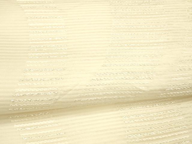 平和屋着物＊夏物 六通柄袋帯 流水文 銀糸 正絹 逸品 DAAX8970cm