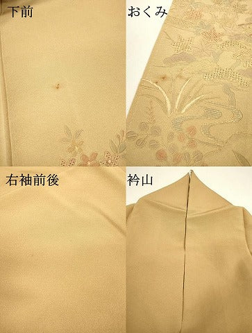 平和屋着物▽中国三大刺繍 スワトウ刺繍 汕頭刺繍 訪問着 平安風景