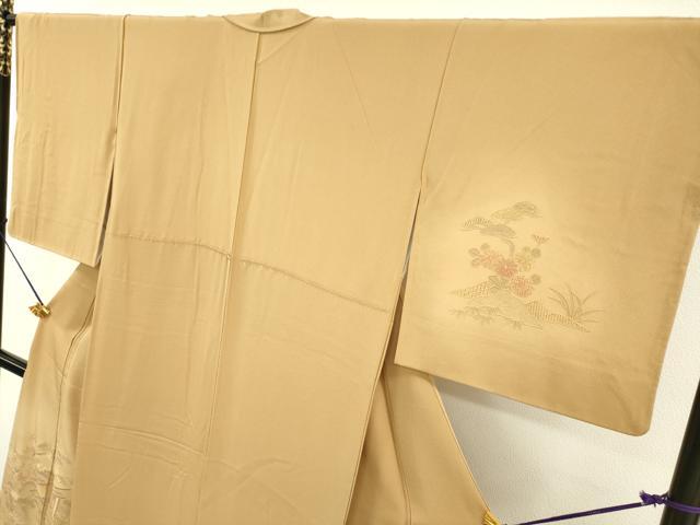 平和屋着物▽中国三大刺繍 スワトウ刺繍 汕頭刺繍 訪問着 平安風景