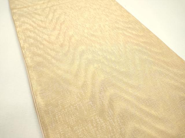平和屋着物▼全通柄袋帯　霞文　金糸　正絹　逸品　DAAX9810fe