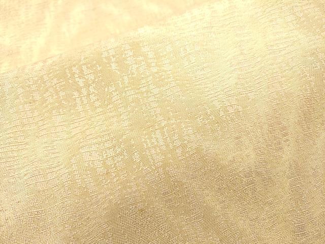 平和屋着物▼全通柄袋帯　霞文　金糸　正絹　逸品　DAAX9810fe
