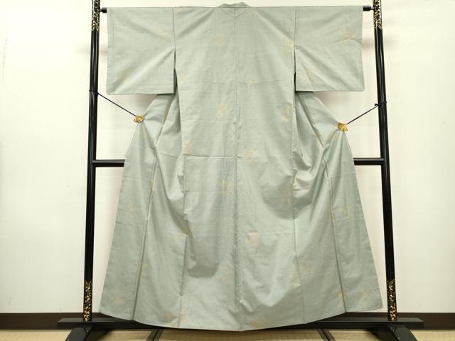 平和屋着物●本場大島紬 100亀甲 総詰め 幾何学文様 正絹 逸品 DAAX9891fe