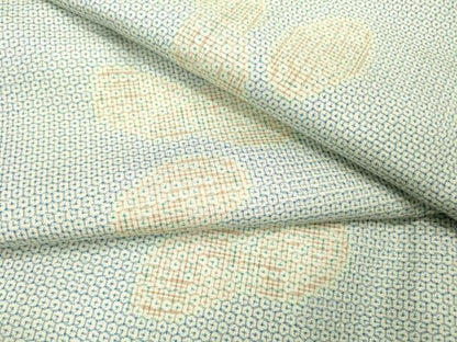 平和屋着物●本場大島紬 100亀甲 総詰め 幾何学文様 正絹 逸品 DAAX9891fe