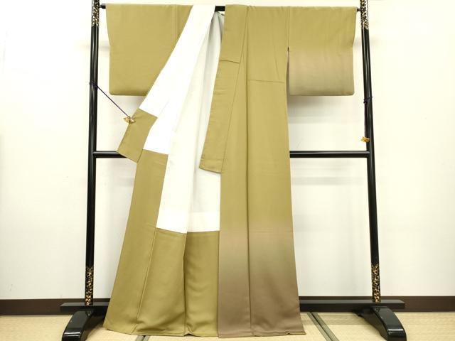 平和屋着物●訪問着 霞文 暈し染 正絹 逸品 DAAX9900fe