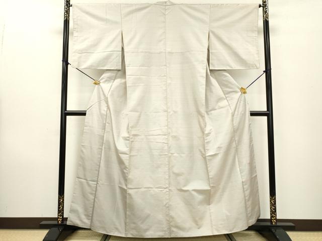 平和屋着物○紅花紬 米沢 色留訪問着 作家物 霞文 正絹