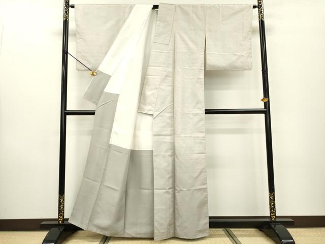 平和屋着物○紅花紬 米沢 色留訪問着 作家物 霞文 正絹