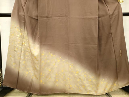 平和屋着物●豪華色留袖 作家物 花唐草文 暈し染 金彩 正絹 逸品 DAAX9926fe