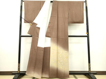 平和屋着物●豪華色留袖 作家物 花唐草文 暈し染 金彩 正絹 逸品 DAAX9926fe