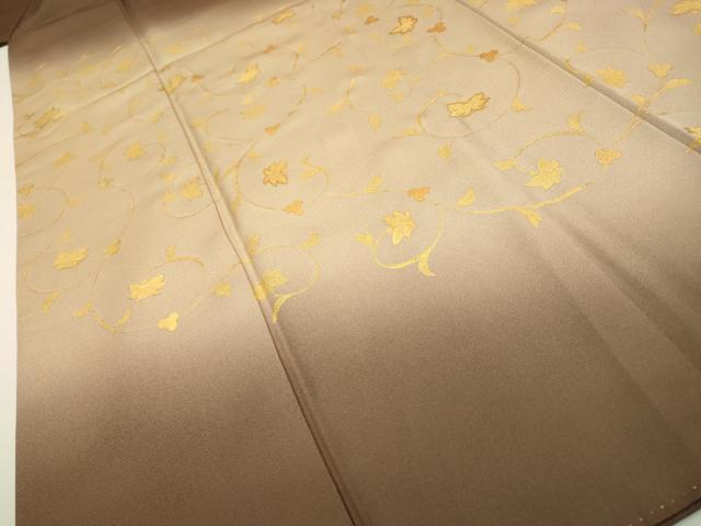 平和屋着物●豪華色留袖 作家物 花唐草文 暈し染 金彩 正絹 逸品 DAAX9926fe