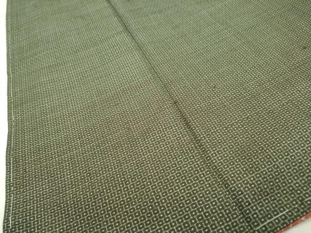 平和屋着物●本場大島紬　80亀甲　総詰め　正絹　逸品　DAAX9949fe