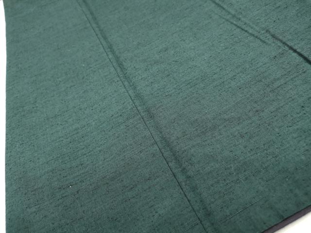 平和屋着物●男性 馬場上紬 高麗納戸色 正絹 逸品 DAAX9966fe