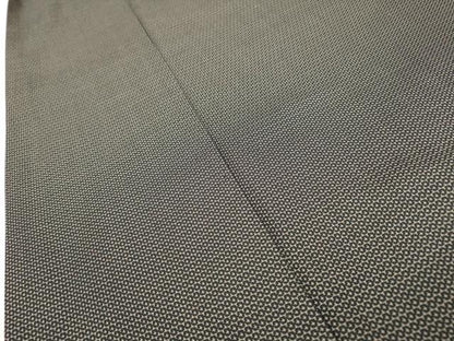 平和屋着物●男性 紬 アンサンブル 100亀甲 総詰め 正絹 逸品 DAAX9967fe