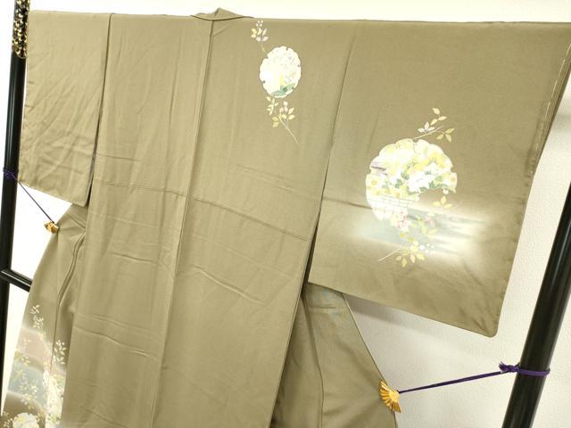 平和屋着物●佐藤修平 訪問着 雪輪花文 暈し染 正絹 逸品 DAAX9987fe
