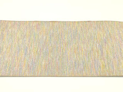 平和屋着物●爪掻き本綴れ 八寸名古屋帯 霞文 金糸 正絹 逸品 DAAY0002ob