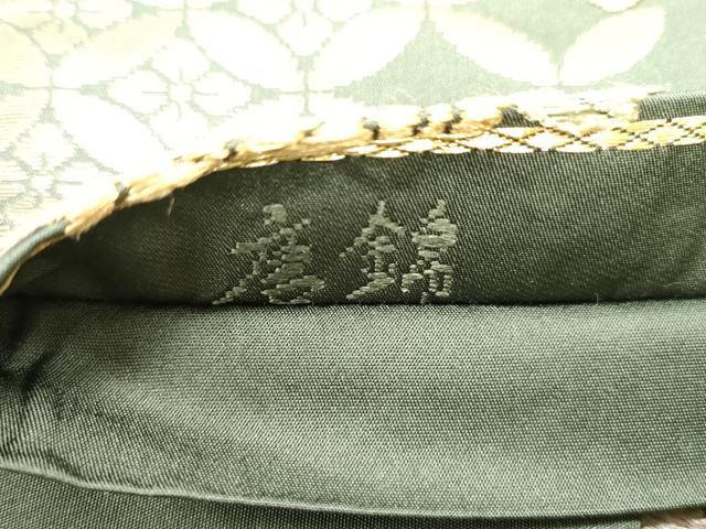 平和屋着物●六通柄袋帯　唐織　唐錦　源氏車秋花文　金糸　正絹　逸品　DAAY0025ob