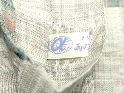 平和屋着物●六通柄袋帯 櫛織 幾何学間道 正絹 逸品 未使用 DAAY0100ob