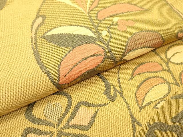平和屋着物●六通柄袋帯　明日香　いろは歌　花丸文　正絹　逸品　DAAY0109ob