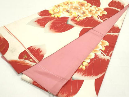 平和屋着物●アンティーク 大正ロマン 全通柄京袋帯 刺繍 舞花文 金銀糸 正絹 逸品 DAAY0185ob