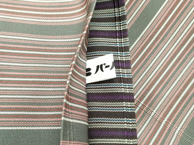 平和屋着物●両面 全通柄 京袋帯 間道 正絹 逸品 DAAY0222ob