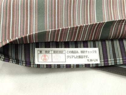 平和屋着物●両面 全通柄 京袋帯 間道 正絹 逸品 DAAY0222ob
