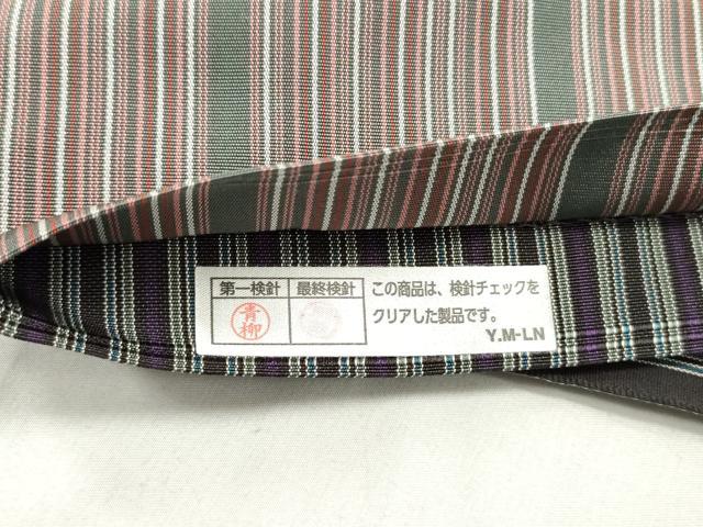 平和屋着物●両面 全通柄 京袋帯 間道 正絹 逸品 DAAY0222ob