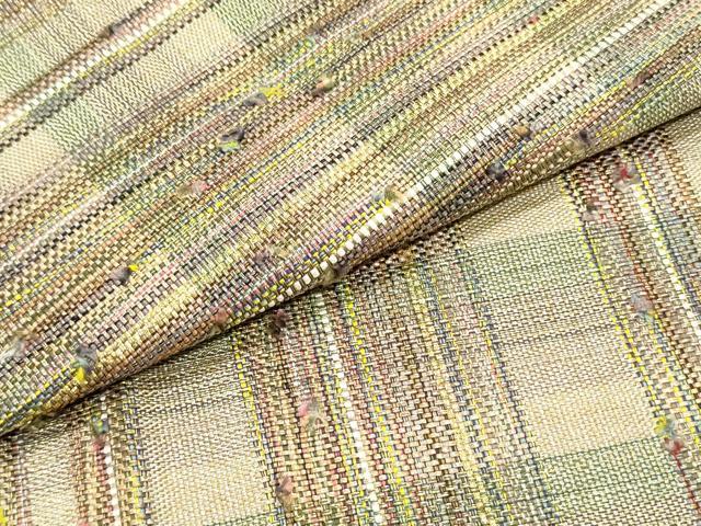 平和屋着物▽太鼓柄袋帯 スリーシーズン 春夏秋 横段文 金糸 正絹 逸品 DAAY0239ob