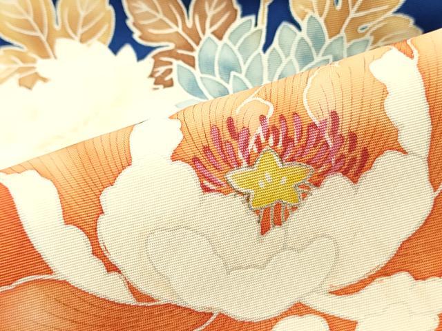 平和屋着物●塩瀬　九寸名古屋帯　蜀江飾花文　金彩　正絹　逸品　DAAY0421ob