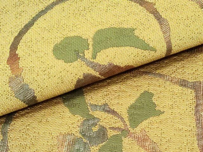 平和屋着物●本場筑前博多織 八寸名古屋帯 枝葉丸間道 正絹 逸品 DAAY0519ob