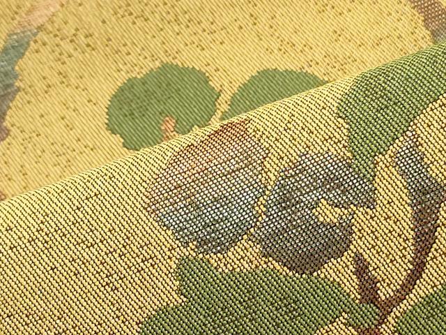 平和屋着物●本場筑前博多織 八寸名古屋帯 枝葉丸間道 正絹 逸品 DAAY0519ob