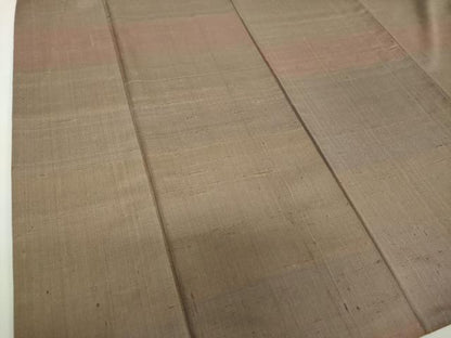 平和屋着物●訪問着　作家物　紬地　横段文　正絹　逸品　DAAY1088ps