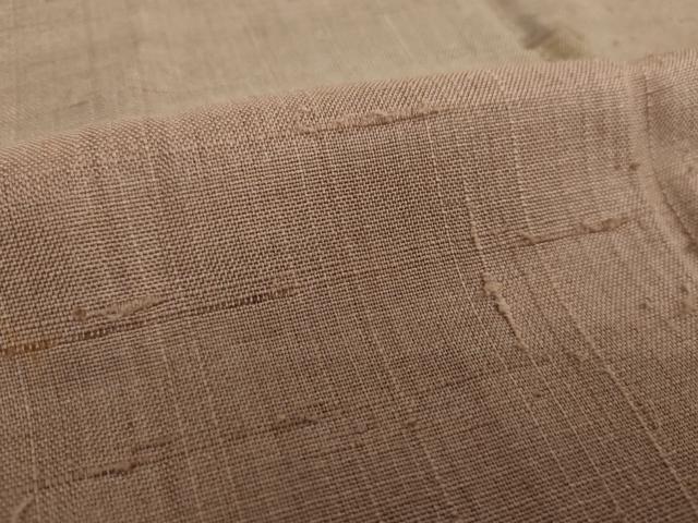 平和屋着物●訪問着　作家物　紬地　横段文　正絹　逸品　DAAY1088ps
