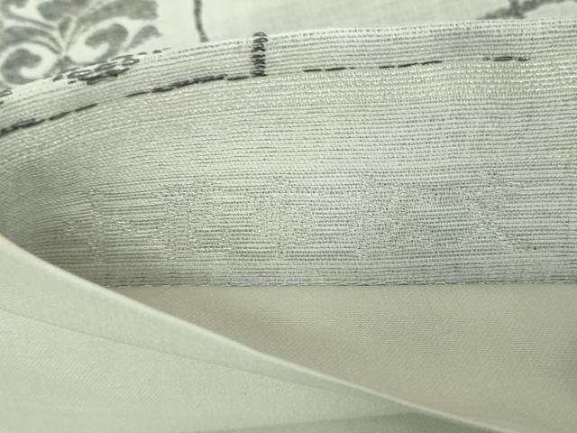 平和屋着物▽六通柄袋帯 スリーシーズン帯 春 夏 秋 小花市松文 ラメ糸 さが美扱い 正絹 逸品 DAAY1133ps